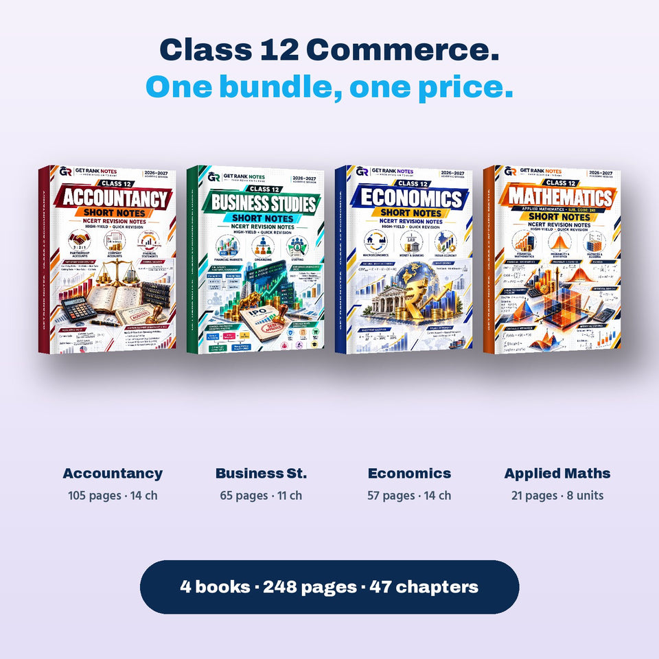 The 4 books in the Commerce + Maths bundle