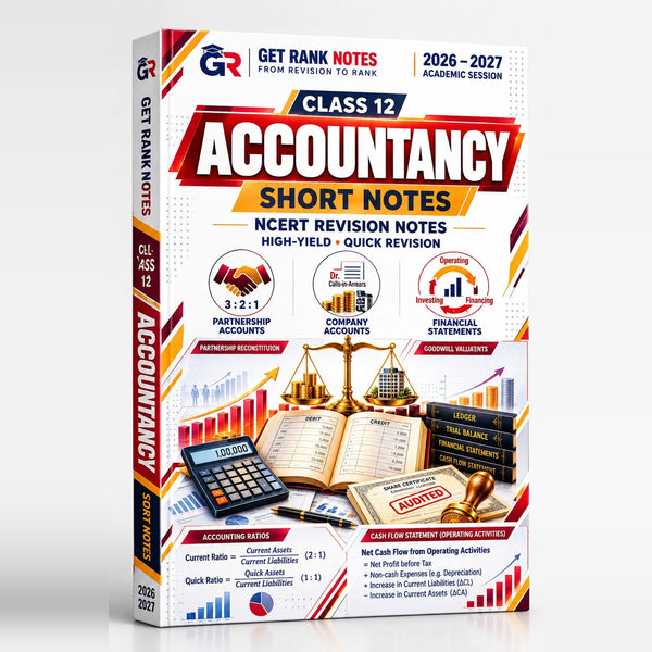 Class 12 Accountancy NCERT Short Notes 2026-27