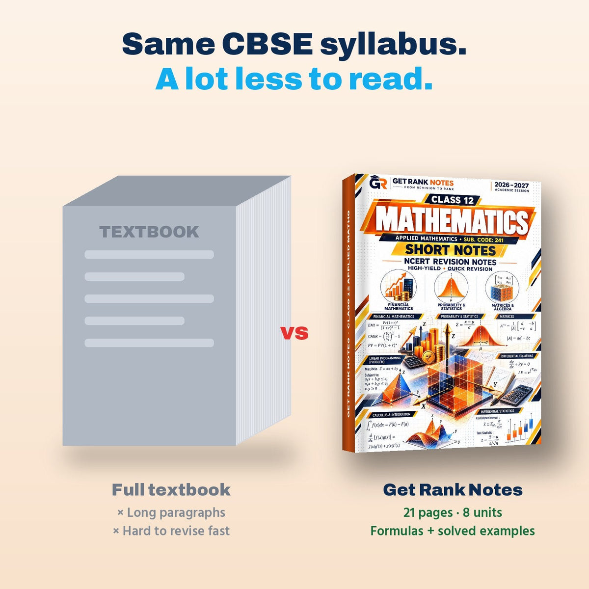 Syllabus compared with these notes