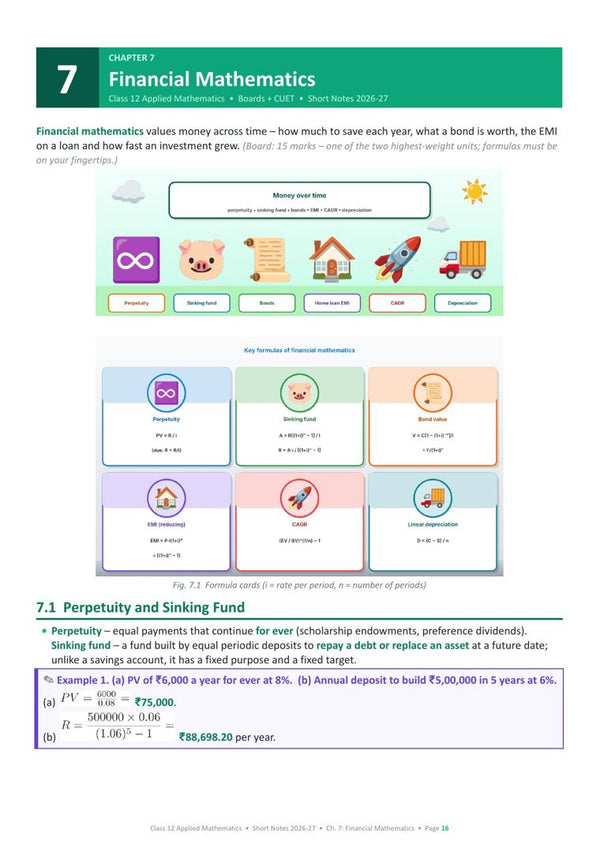 Financial Mathematics page from the book